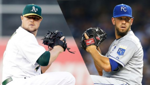 Jon Lester (Left) and James Shields (Right). Photo courtesy of ESPN.com