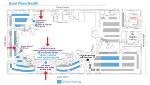 Great Plains Health new entrances