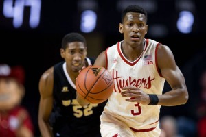 Andrew White III had 16 points and five rebounds. (Photo Courtesy Nate Olsen/Nebraska Communications)