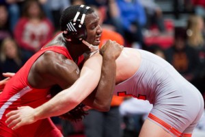 TJ Dudley finished second at 184 pounds. (Photo Courtesy Nate Olsen/Nebraska Communications)