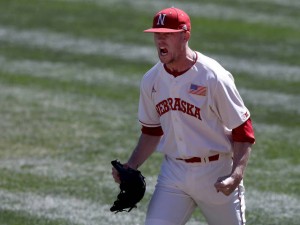 Jeff Chesnut tossed 2.1 innings of scoreless relief in the win (Photo Courtesy Scott Bruhn/Nebraska Communications)