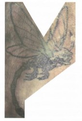 A body found near the Minden interchange has numerous tattoos, including this dragonfly skeleton on his shoulder. Police are asking the public for help in identifying the body.