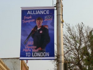 Frank Thompson _ Olympic Banner