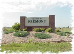 Fremont, NE, sign