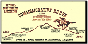 Pony Express 2013 ride