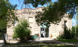 Chadron library front framed