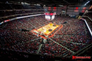 NEBRASKA BASKETBALL PINNACLE BANK INTERIOR